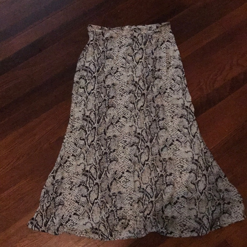 Reformation Pattern MIDI Skirt